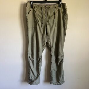 Deluth Trading Co Cargo Pants Dry on the Fly Women's 16x31 Olive Green Hiking